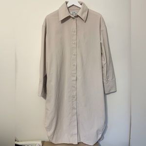 COS Corduroy Midi Shirt Dress